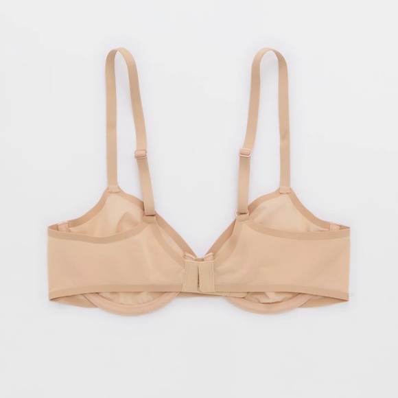 Smoothez by Aerie Bra Beige Full Coverage Unlined Underwire - Picture 2 of 6